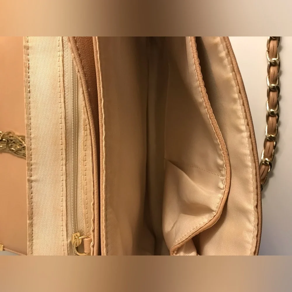 Bebe beige crossbody bag